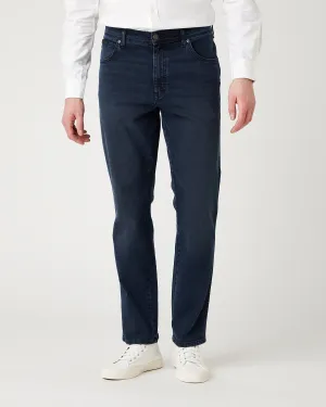 Wrangler Texas SLIM Mens Jeans - Bruised River